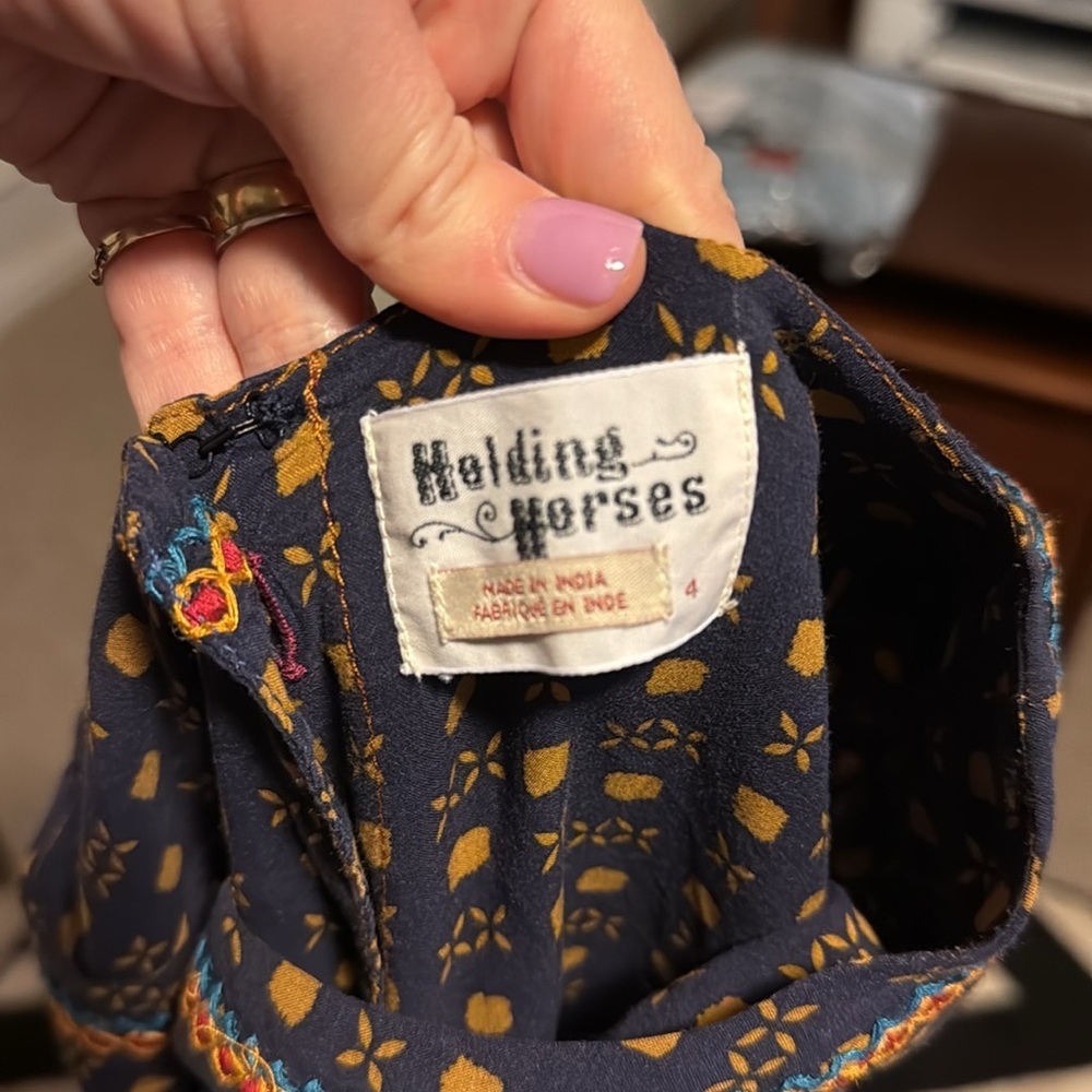 Anthropologie Holding Horses Mina Embroidered Top 4 - Picture 3 of 7